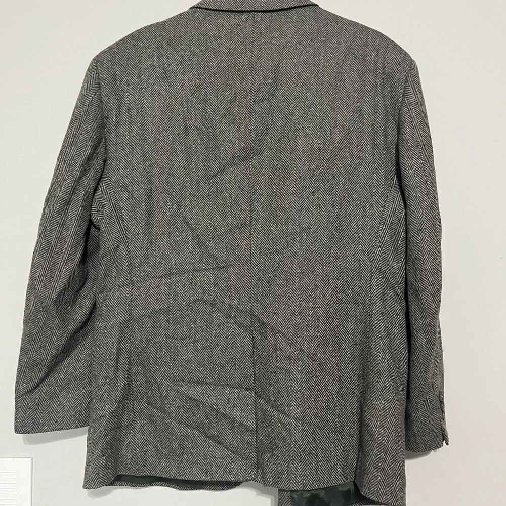 Men's‎ Gray Herringbone Blazer